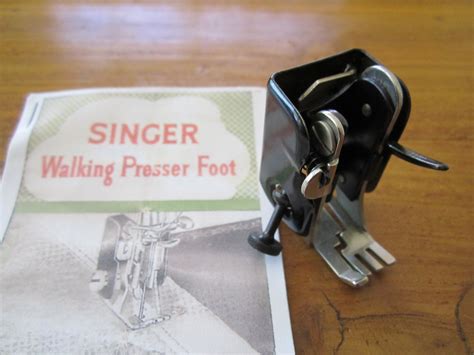 Wide 7mm needle slot. . Singer walking presser foot penguin
